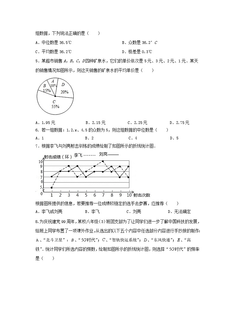 中考数学三轮考前专项冲刺练习：统计（含答案解析）第2页