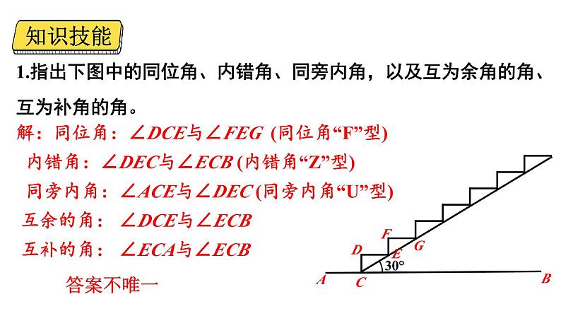 初中数学新北师大版七年级下册第二章复习题教学课件2025春第2页