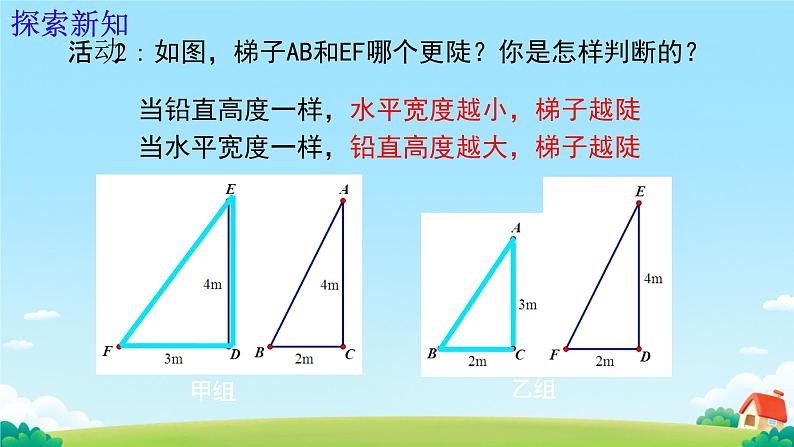 1.1 锐角三角函数 课件 北师大版九年级数学下册第7页