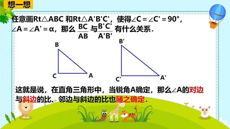 1.1.2 锐角三角函数 课件 北师大版九年级数学下册第4页