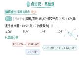初中數(shù)學(xué)新湘教版七年級(jí)下冊(cè)4.5第1課時(shí) 垂線的概念作業(yè)課件2025春