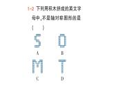 初中數(shù)學(xué)新湘教版七年級(jí)下冊5.1.1 初步認(rèn)識(shí)軸對(duì)稱圖形作業(yè)課件2025春