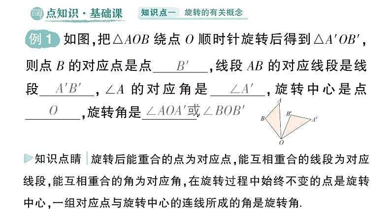 初中数学新湘教版七年级下册5.2 旋转作业课件2025春第2页