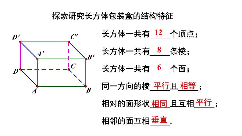 初中数学新湘教版七年级下册第4章综合与实践 长方体包装盒的设计与制作教学课件2025春第3页