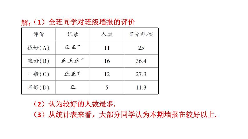 初中数学新沪科版七年级上册第5章 数据的收集与整理复习题教学课件2024秋第6页