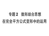 初中數(shù)學(xué)新湘教版七年級(jí)下冊第1章專題2 數(shù)形結(jié)合思想在完全平方公式變形中的運(yùn)用作業(yè)課件2025春
