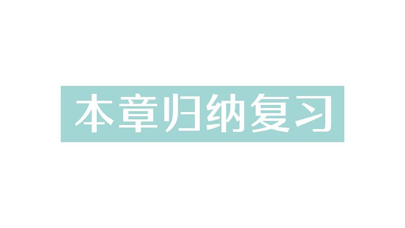 初中数学新湘教版七年级下册第3章本章归纳复习作业课件2025春第1页