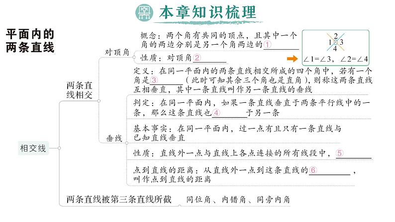 初中数学新湘教版七年级下册第4章本章归纳复习作业课件2025春第2页