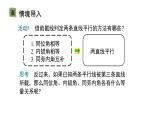 2.3 第1课时 平行线的性质 课件 北师大版（2024）数学七年级下册
