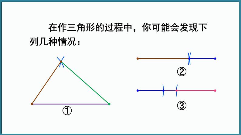 华东师大版(2024)数学七年级下册--8.1.3 三角形的三边关系 （课件）第6页