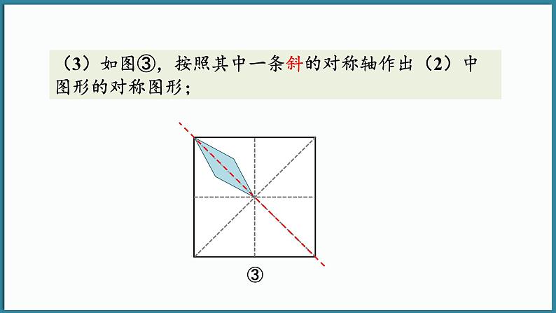 华东师大版(2024)数学七年级下册--9.1.4 设计轴对称图案  （课件）第7页