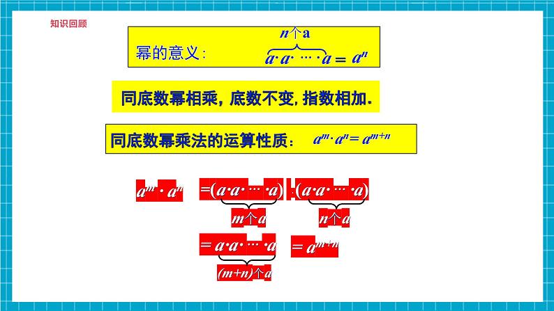 【精2】北师大版七年级数学下册第一章《整式的乘除》1.1幂的乘方第3页