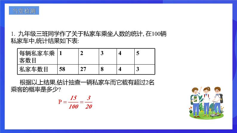 浙教版数学九年级上册2.4《概率 的简单应用》 课件第7页