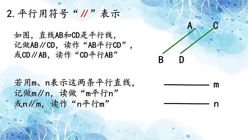 7.2.1 平行线的概念 课件人教2024版七年级数学下册第4页