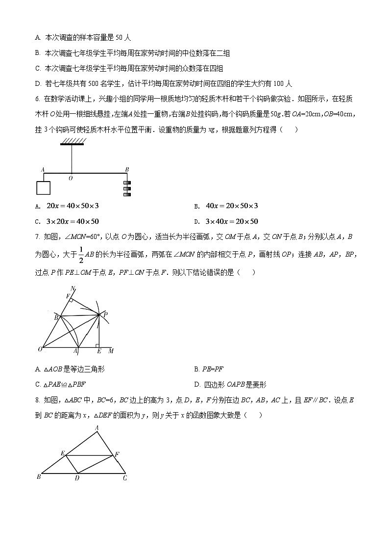 青海省西宁市城区2024年中考数学模拟试卷（原卷版）第2页