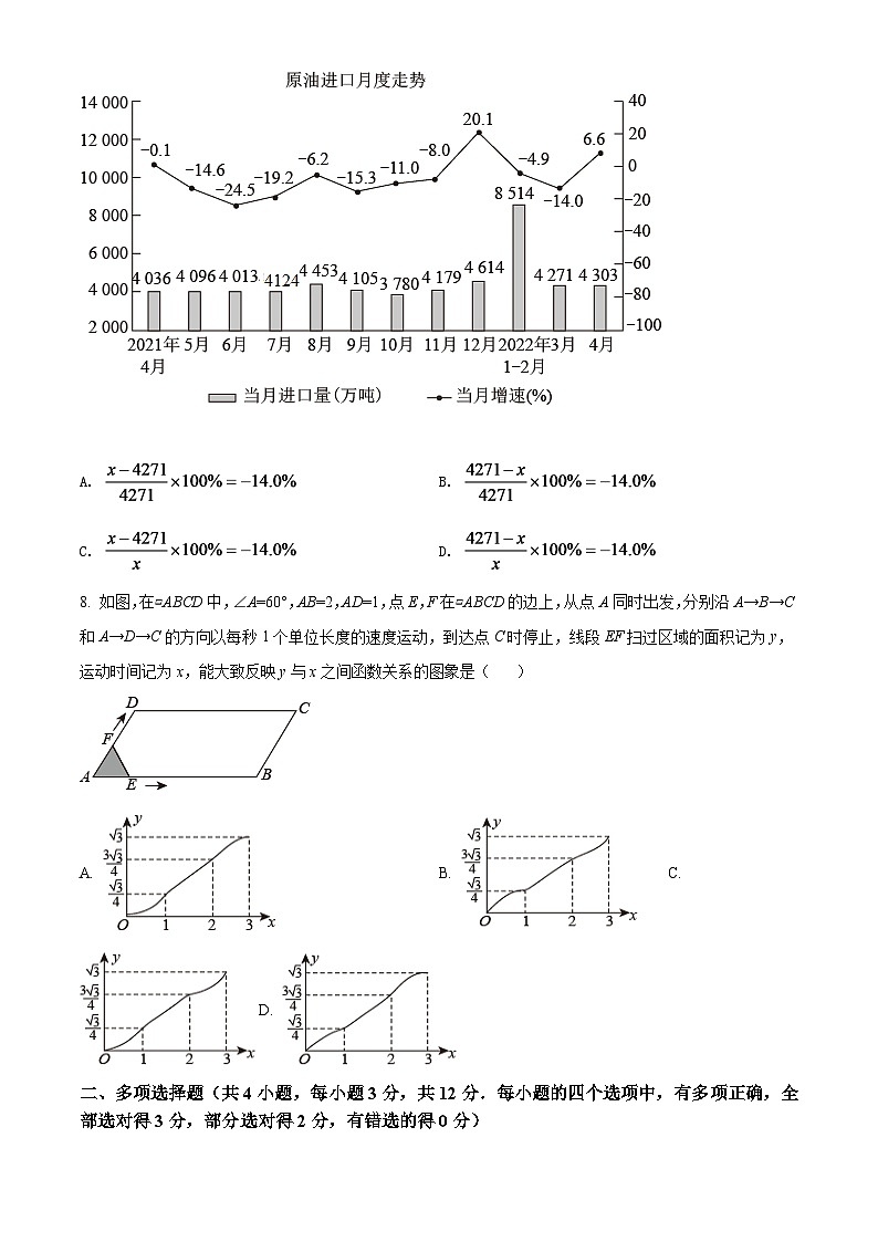 2024年山东省潍坊市中考数学模拟试卷（原卷版）第3页