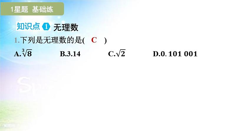 沪科版（2024新版）七年级下册数学6.2 无理数和实数 课件第5页