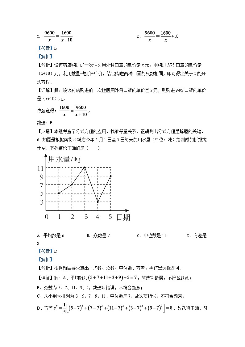 2024年四川省广元市中考数学模拟试卷（解析版）第3页