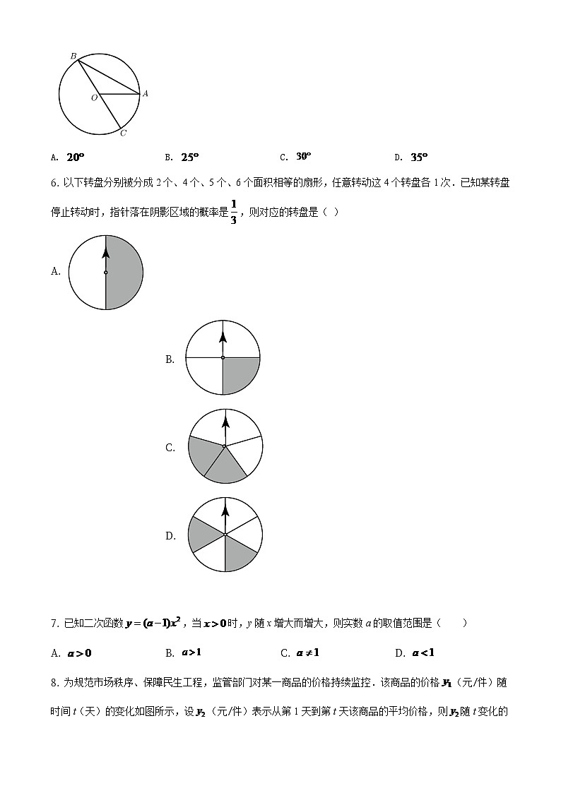 江苏省常州市2024年数学模拟中考（原卷版）第2页
