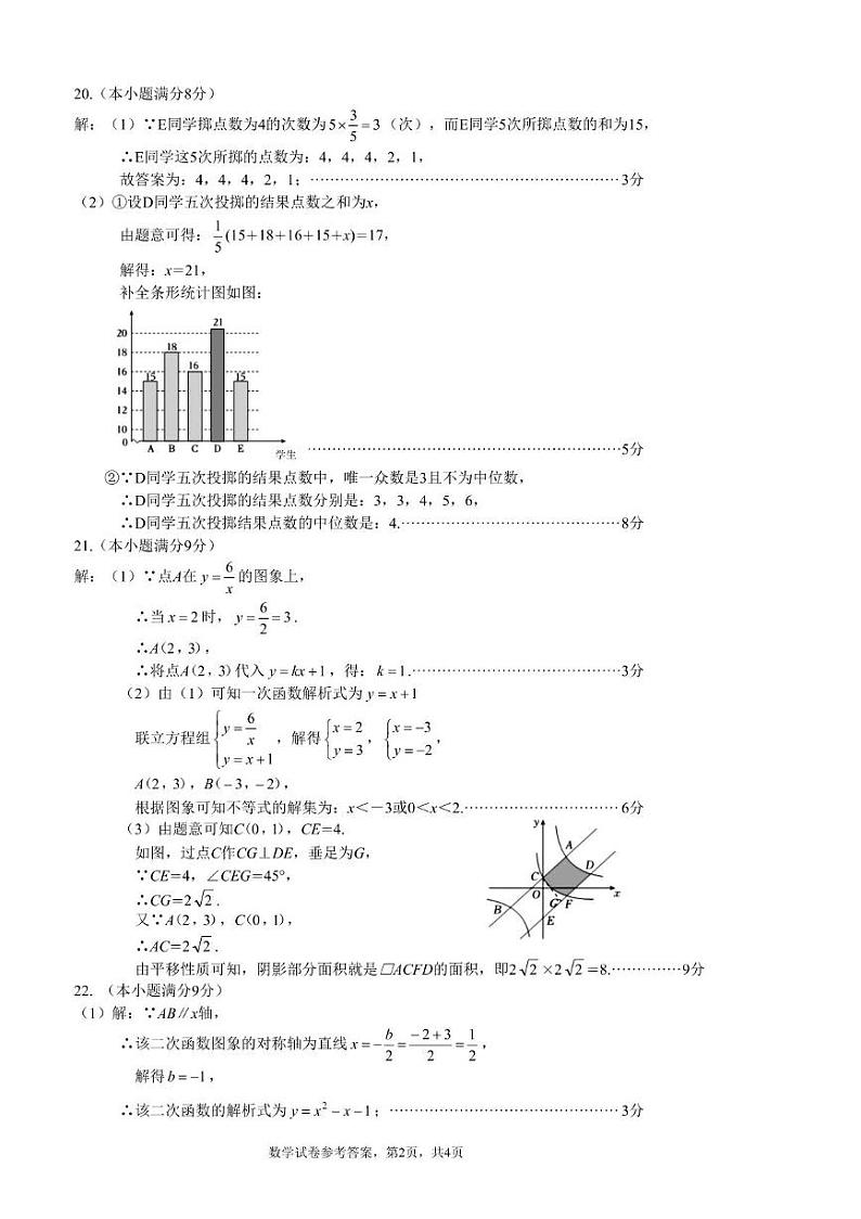 数学 数学答案第2页