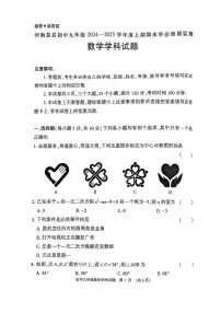 河南省信阳市息县2024-2025学年九年级上学期1月期末数学试题