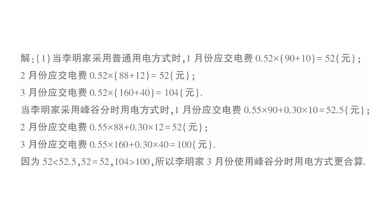 初中数学新湘教版七年级下册第3章综合与实践 一元一次不等式在生活中的应用作业课件2025春第4页