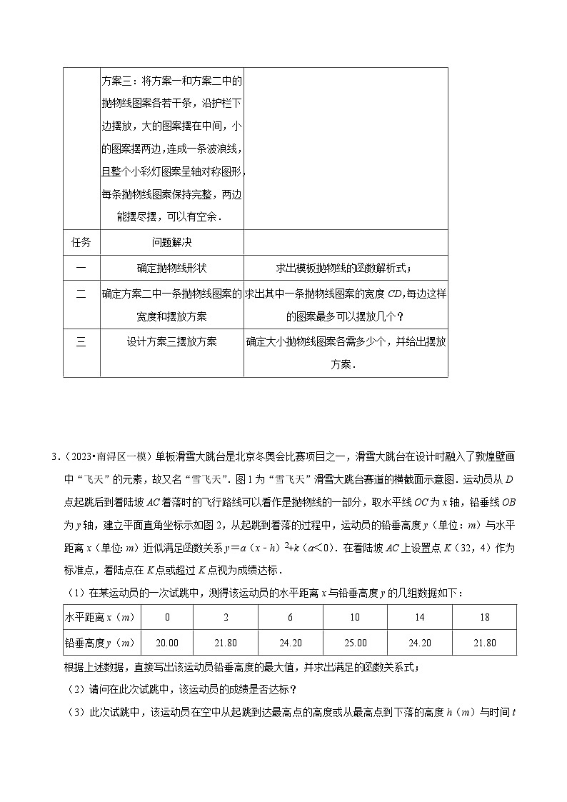 （浙江专用）中考数学二轮提升练习重点04 中考数学解答题压轴题训练（原卷版）第2页