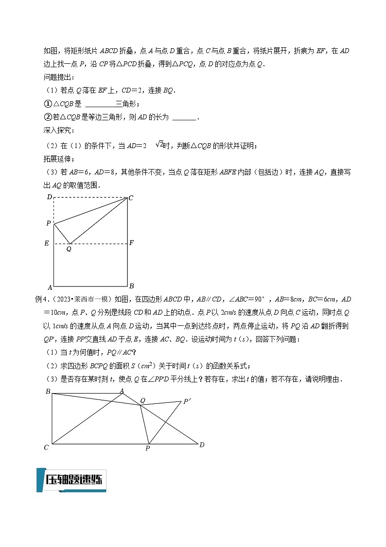 中考数学二轮培优题型训练压轴题14以四边形为背景的几何类比探究压轴问题（原卷版）第2页
