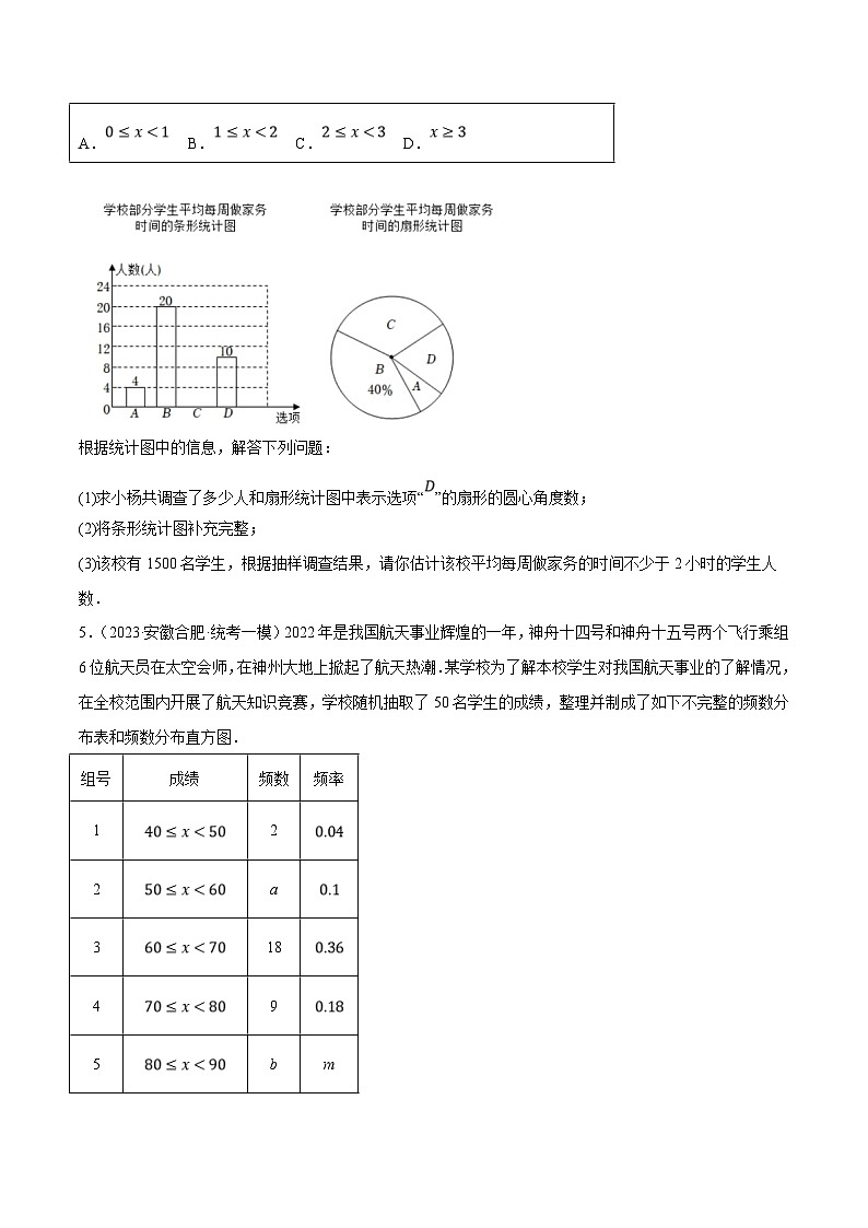 中考数学三轮冲刺培优训练专题13统计与概率（原卷版）第3页