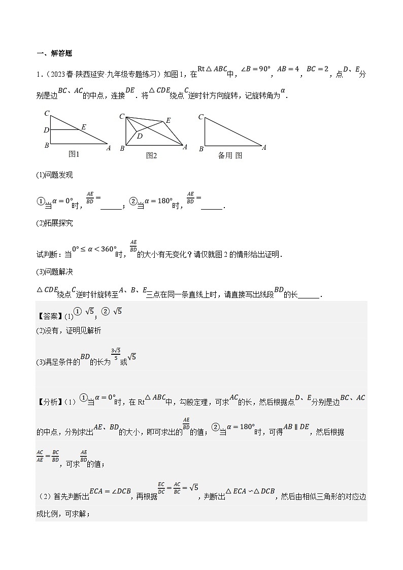 中考数学三轮冲刺培优训练专题22开放探究型压轴大题（解析版）第1页