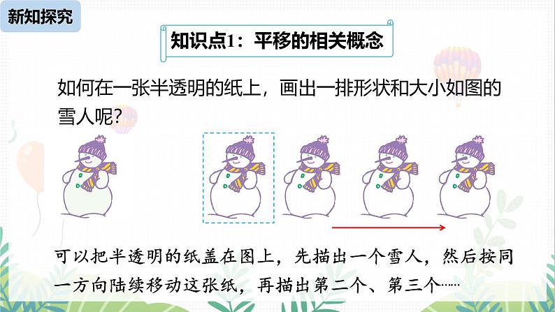 人教版2024数学七年级下册 第7章  7.4平移 PPT课件第5页