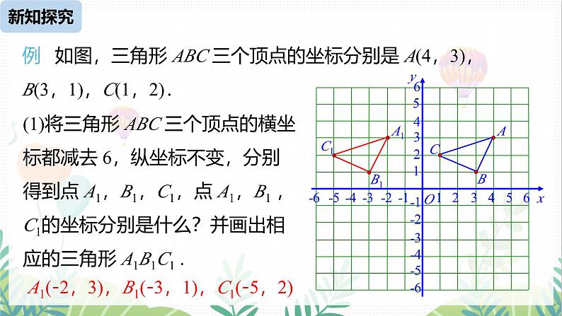 人教版2024数学七年级下册 第9章 9.2.2用坐标表示平移课时2 PPT课件第7页