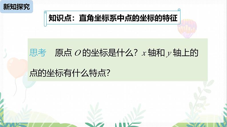 人教版2024数学七年级下册 第9章 9.1.2平面直角坐标系课时2 PPT课件第5页