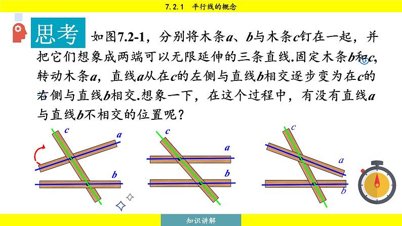 人教版2024数学七年级下册 7.2.1 平行线的概念 PPT课件第8页