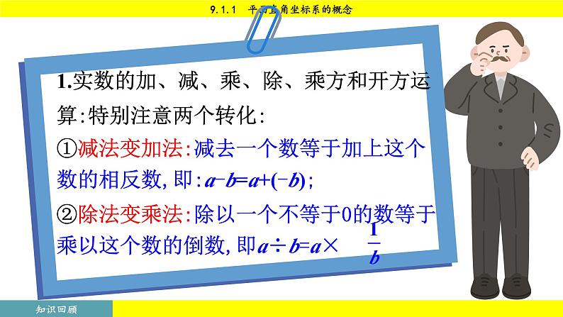 人教版2024数学七年级下册 9.1.1 平面直角坐标系的概念 PPT课件第5页