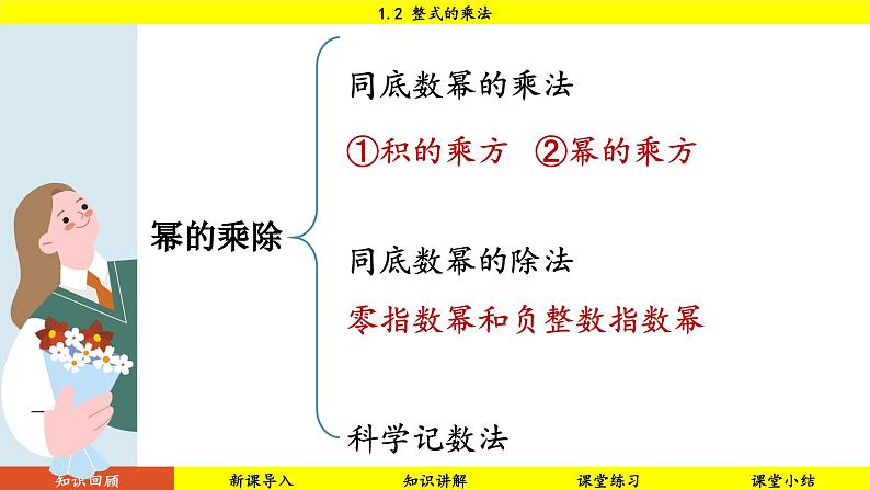 北师大版2024数学七年级下册 1.2 整式的乘法 PPT课件第4页