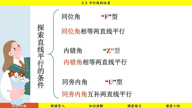 北师大版2024数学七年级下册 2.3 平行线的性质 PPT课件第6页