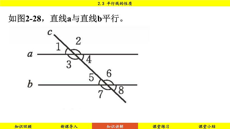 北师大版2024数学七年级下册 2.3 平行线的性质 PPT课件第8页