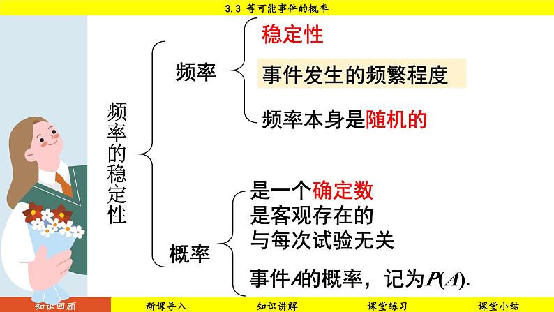 北师大版2024数学七年级下册 3.3 等可能事件的概率 PPT课件第4页