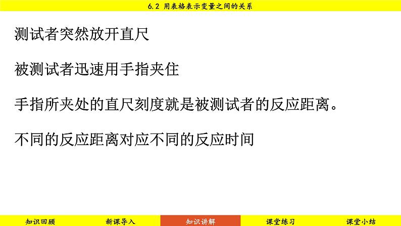 北师大版2024数学七年级下册 6.2 用表格表示变量之间的关系 PPT课件第6页