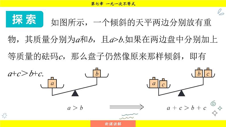 华师版2024数学七年级下册 7.2 不等式的基本性质 PPT课件第6页