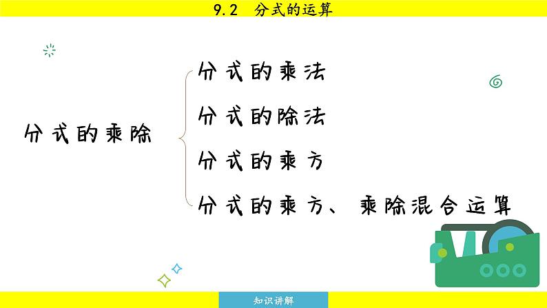 泸科版2024数学七年级下册 9.2.1 分式的乘除 PPT课件第5页