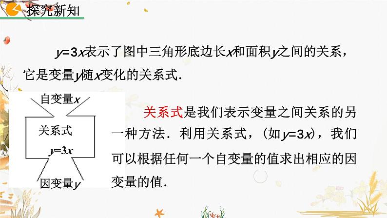 北师大版2024数学七年级下册 第6章  6.3 用关系式表示的变量间关系 PPT课件第5页