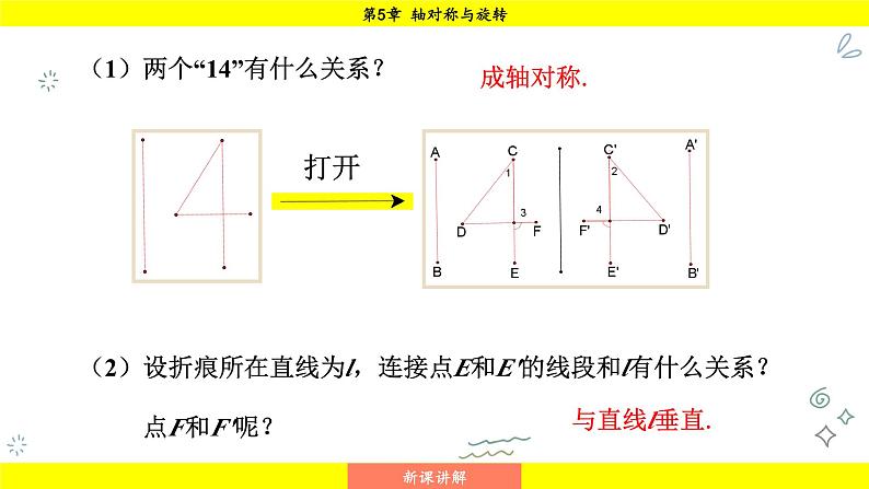 湘教版（2024）数学七年级下册 5.1.2 轴对称（课件）第5页