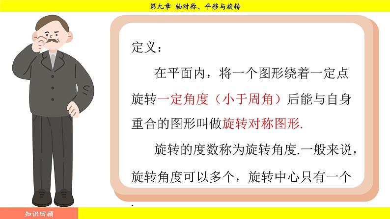 华师大版（2024）数学七年级下册 9.4  中心对称 （课件）第3页