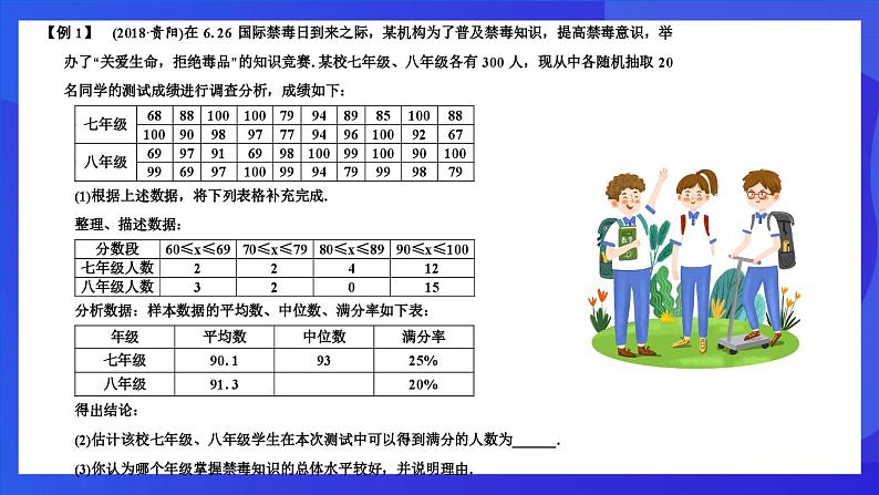 浙教版数学八下第3章 数据分析初步 复习课件第5页