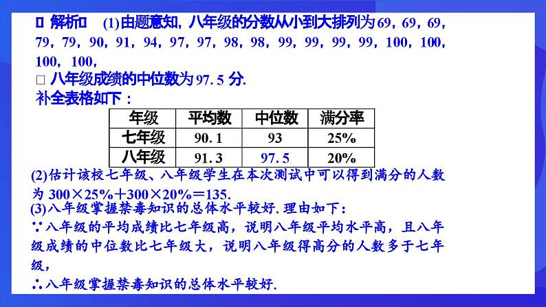 浙教版数学八下第3章 数据分析初步 复习课件第6页