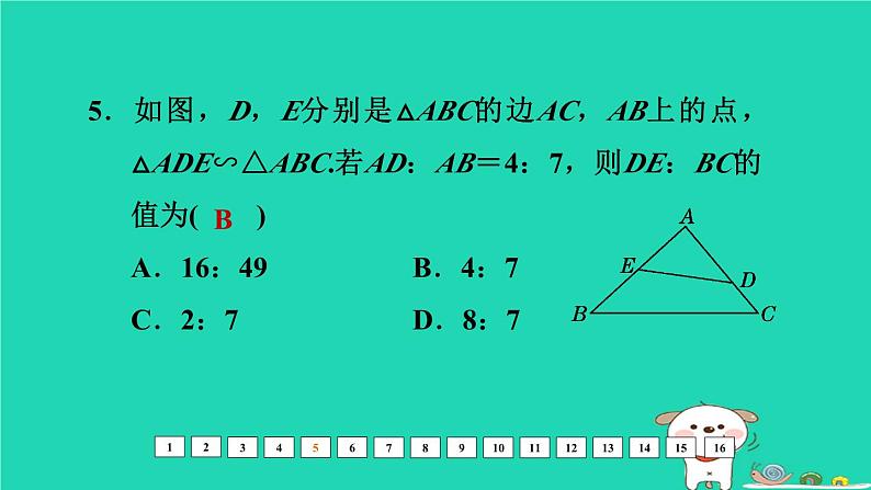 福建省2024中考数学阶段测第六章三角形基础课件第6页