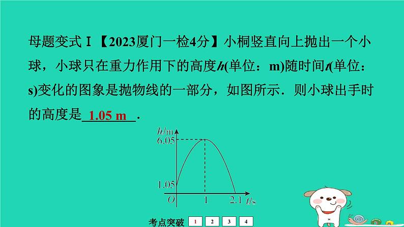 福建省2024中考数学1教材梳理篇第3章函数二次函数的应用课堂讲本课件第6页