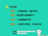 福建省2024中考数学1教材梳理篇第3章函数一次函数的图象和性质课堂讲本课件